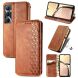 Чехол Deexe Rhombus Wallet для Realme C65 - Brown (353930Z). Фото 6 из 9