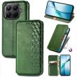 Чехол Deexe Rhombus Wallet для Xiaomi 17T - Green (408822G)