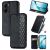 Чехол Deexe Rhombus Wallet для Xiaomi Poco X7 Pro - Black: фото 1 из 10
