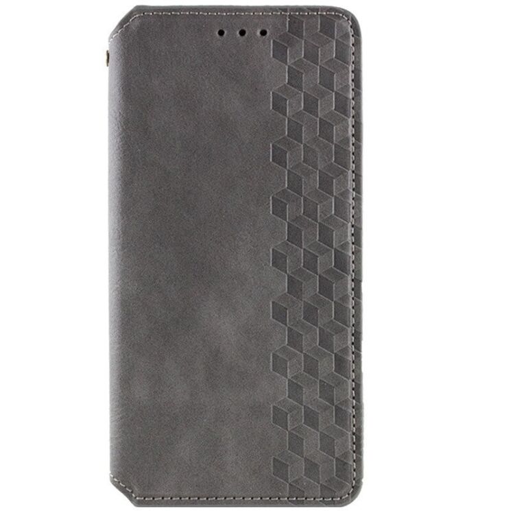 Чехол Deexe Rhombus Wallet для Xiaomi Redmi 14C / Redmi A4 5G / Poco C75 - Grey: фото 1 из 4