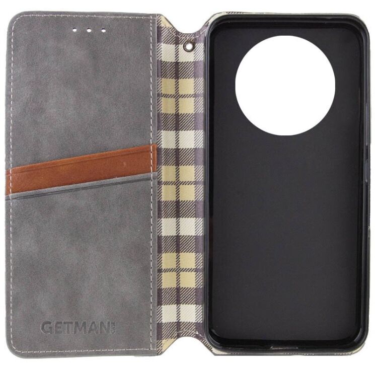 Чехол Deexe Rhombus Wallet для Xiaomi Redmi 14C / Redmi A4 5G / Poco C75 - Grey: фото 2 из 4