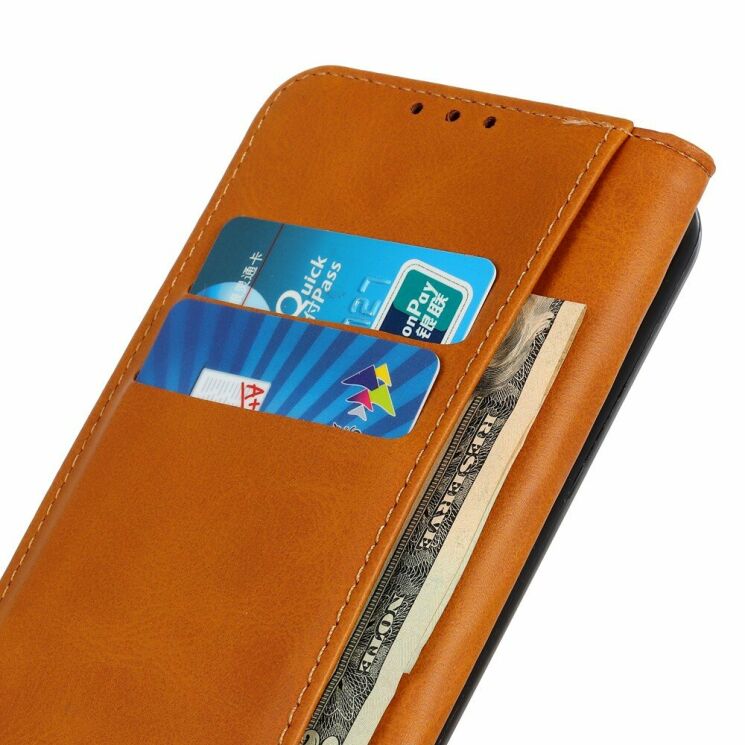 Чехол Deexe Wallet Case для Samsung Galaxy M11 (M115) - Coffee: фото 7 из 10