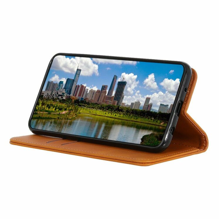 Чехол Deexe Wallet Case для Samsung Galaxy M11 (M115) - Coffee: фото 6 из 10
