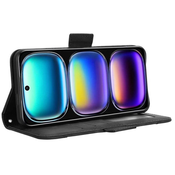 Чехол Deexe Wallet Stand для Infinix Smart 9 (X6532) / Hot 50i (X6531) - Black: фото 4 из 7