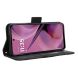 Чехол Deexe Wallet Stand для Motorola Moto G55 - Black (366107B). Фото 4 из 7
