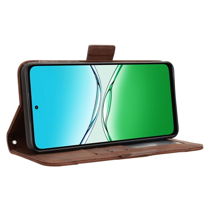 Чохол Deexe Wallet Stand для OPPO A5 - Brown: фото 6 з 14