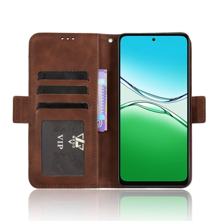 Чохол Deexe Wallet Stand для OPPO A5 - Brown: фото 5 з 14