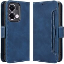 Чехол Deexe Wallet Stand для OPPO Reno 13 5G - Blue: фото 1 из 7