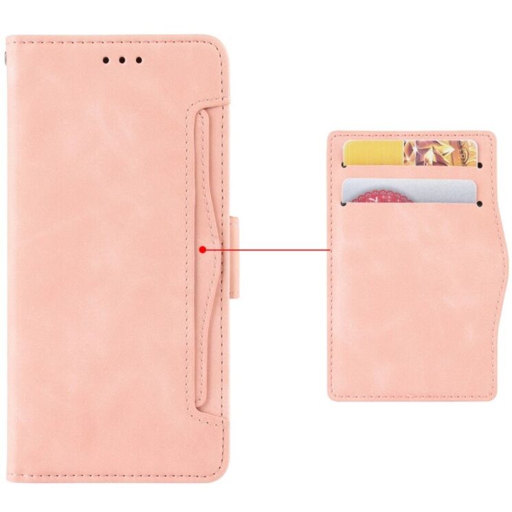 Чехол Deexe Wallet Stand для Xiaomi Redmi Note 14 5G - Pink: фото 3 из 7