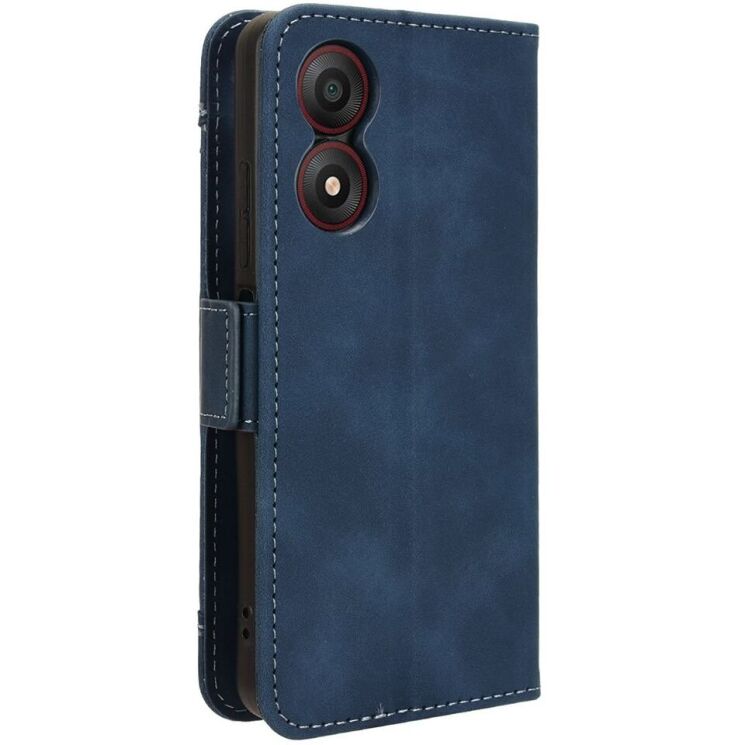 Чехол Deexe Wallet Stand для ZTE Blade A34 - Blue: фото 7 из 7