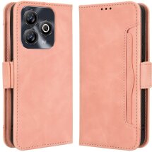 Чохол Deexe Wallet Stand для ZTE Blade A75 - Pink: фото 1 з 7