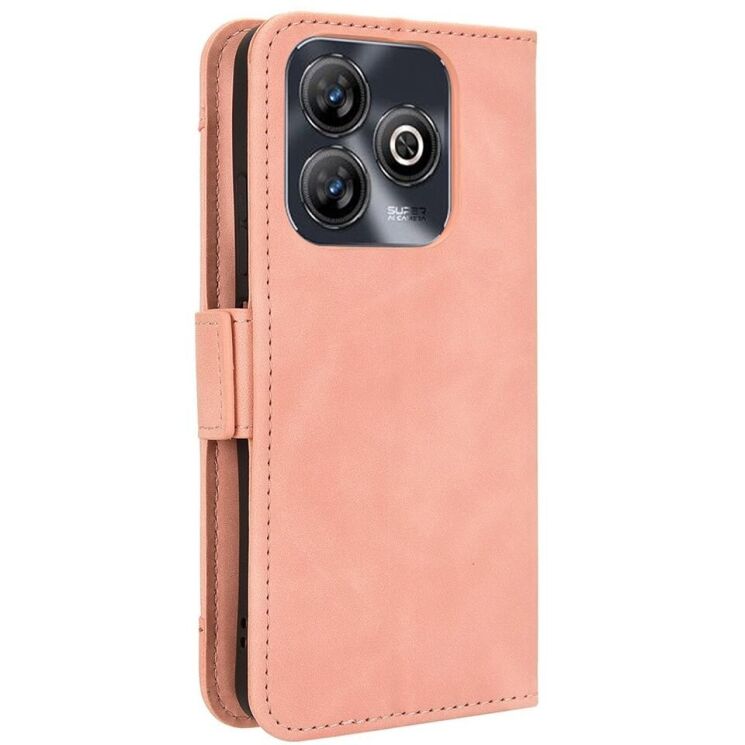 Чохол Deexe Wallet Stand для ZTE Blade A75 - Pink: фото 6 з 7