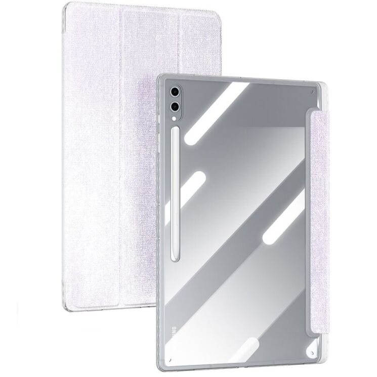 Чехол DUX DUCIS Unid Series для Samsung Galaxy Tab S8 Ultra / S9 Ultra / S10 Ultra (T900/T906/910/916/920/926) - Light Purple: фото 2 из 16