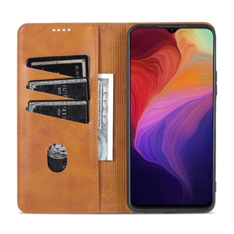 Чехол-книжка AZNS Classic Series для VIVO Y15s - Brown: фото 5 из 12