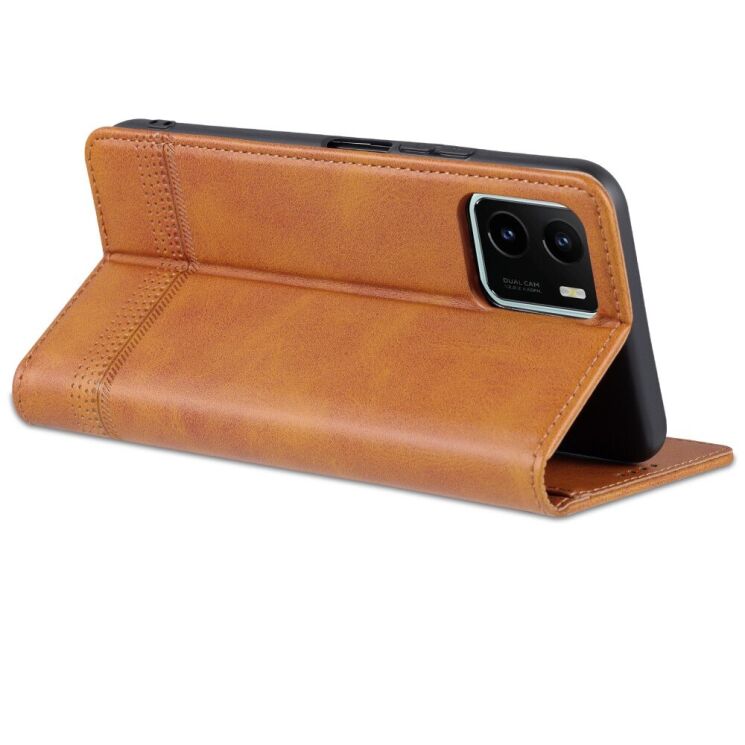 Чехол-книжка AZNS Classic Series для VIVO Y15s - Brown: фото 8 из 12