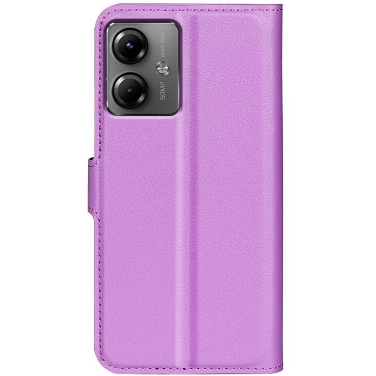 Чохол-книжка Deexe Book Type для Motorola Moto G14 - Purple: фото 5 з 8