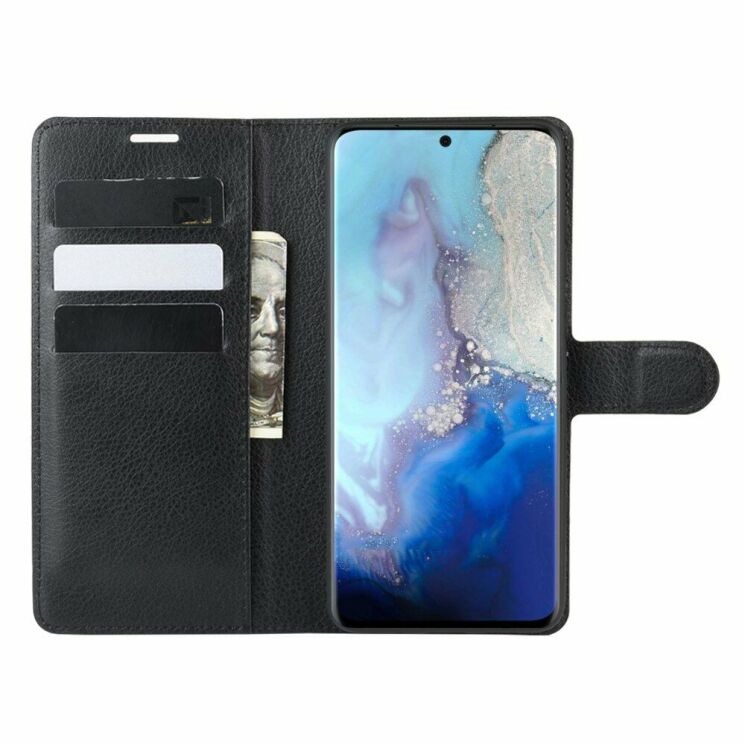 Чехол-книжка Deexe Book Type для Samsung Galaxy S20 (G980) - Black: фото 5 из 7