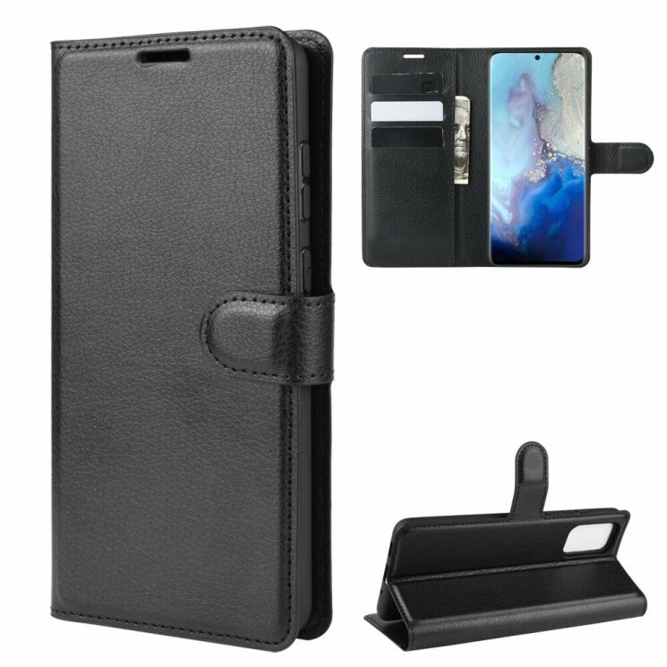 Чехол-книжка Deexe Book Type для Samsung Galaxy S20 (G980) - Black: фото 2 из 7