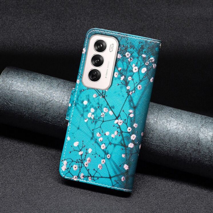 Чехол-книжка Deexe Color Wallet для OPPO Reno 12 - Plum Blossom: фото 5 из 7