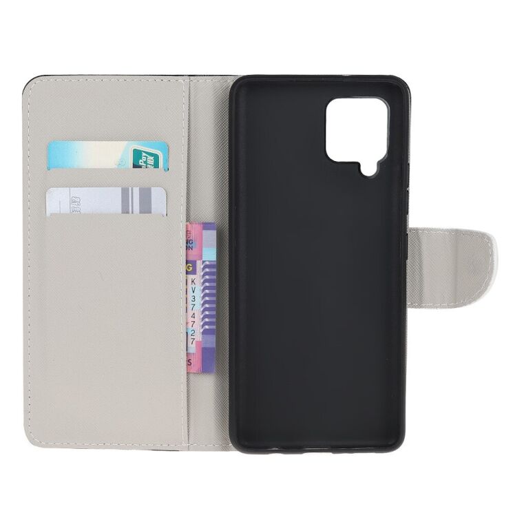 Чехол-книжка Deexe Color Wallet для Samsung Galaxy A12 (A125) / A12 Nacho (A127) / M12 (M127) - Purple Butterfly: фото 5 из 6