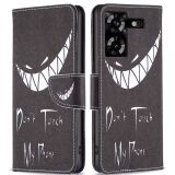 Чохол з малюнком Deexe Color Wallet для TECNO Pova 5 - Don't Touch My Phone: фото 1 з 6