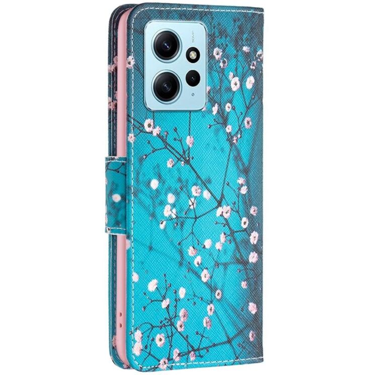 Чехол-книжка Deexe Color Wallet для Xiaomi Redmi Note 12 - Plum Blossom: фото 5 из 7