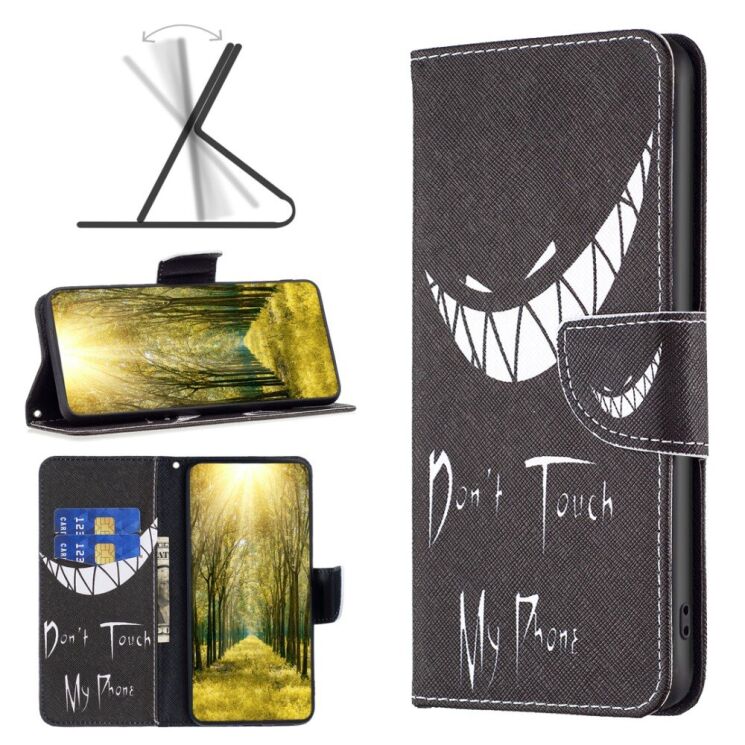 Чохол-книжка Deexe Color Wallet для Xiaomi Redmi Note 13 - Don't Touch My Phone: фото 4 з 6