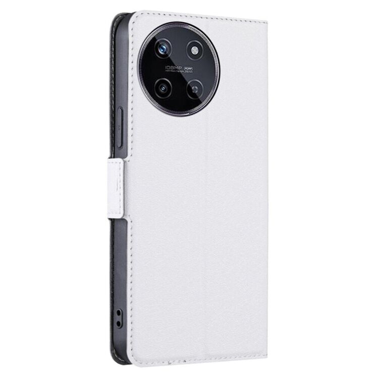 Чохол-книжка Deexe Faro Wallet для Realme 11 4G - White: фото 3 з 8