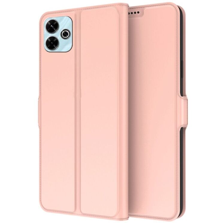 Чехол-книжка Deexe Faro Wallet для Xiaomi Redmi 13 - Rose Gold: фото 1 из 6