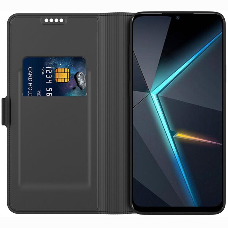 Чехол-книжка Deexe Faro Wallet для ZTE Nubia Red Magic 11 Air - Black (423101B) Чехол-книжка Deexe Faro Wallet для ZTE Nubia Red Magic 11 Air - Black: фото 2 из 7