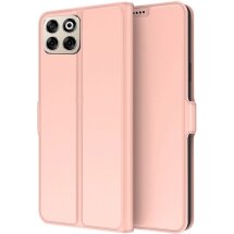 Чехол-книжка Deexe Faro Wallet для ZTE Nubia V70 - Rose Gold: фото 1 из 7