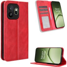 Чехол-книжка Deexe Retro Style для OnePlus 15T - Red: фото 1 из 19