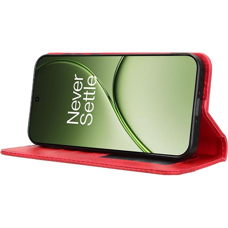 Чехол-книжка Deexe Retro Style для OnePlus 15T - Red: фото 5 из 19