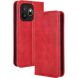 Чехол-книжка Deexe Retro Style для OnePlus 15T - Red (410402R). Фото 7 из 19