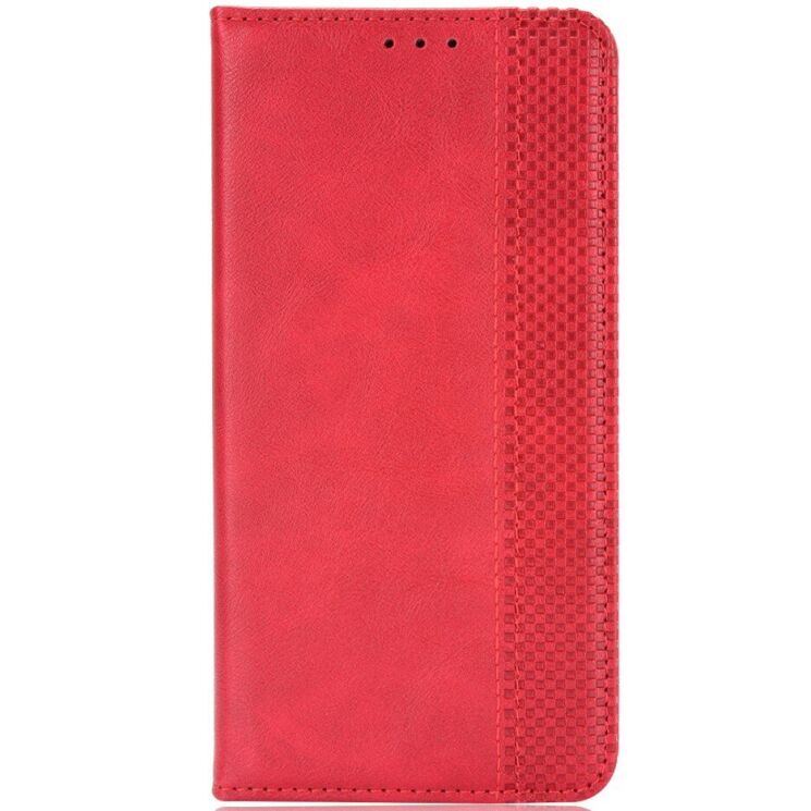Чехол-книжка Deexe Retro Style для OnePlus 15T - Red: фото 2 из 19