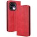 Чехол-книжка Deexe Retro Style для Realme 16 Pro - Red (428008R). Фото 1 из 20