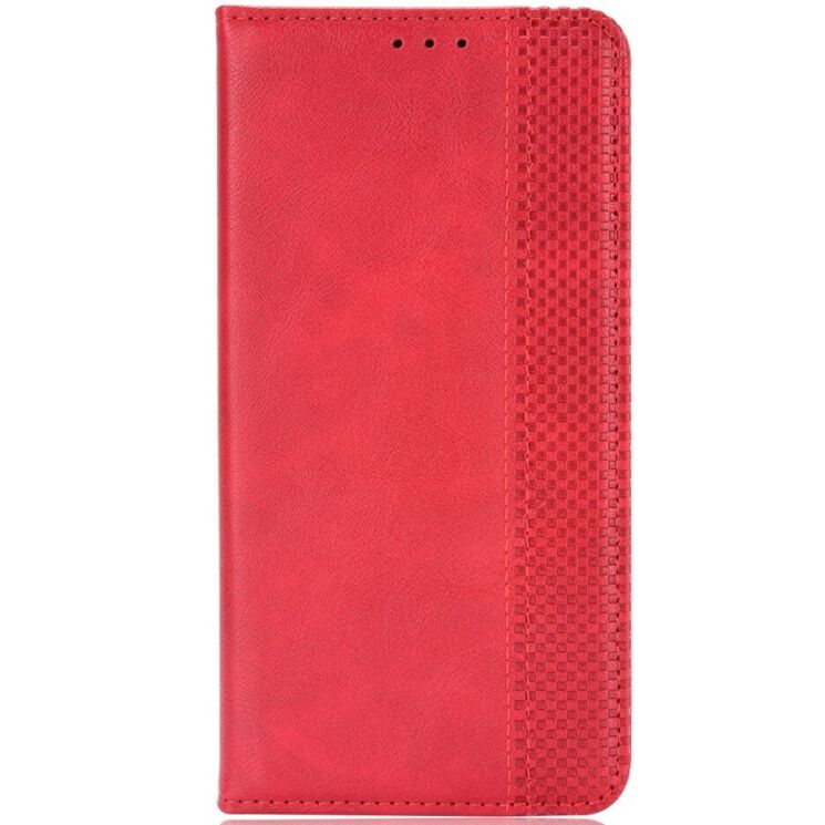 Чехол-книжка Deexe Retro Style для Realme 16 Pro - Red: фото 4 из 20