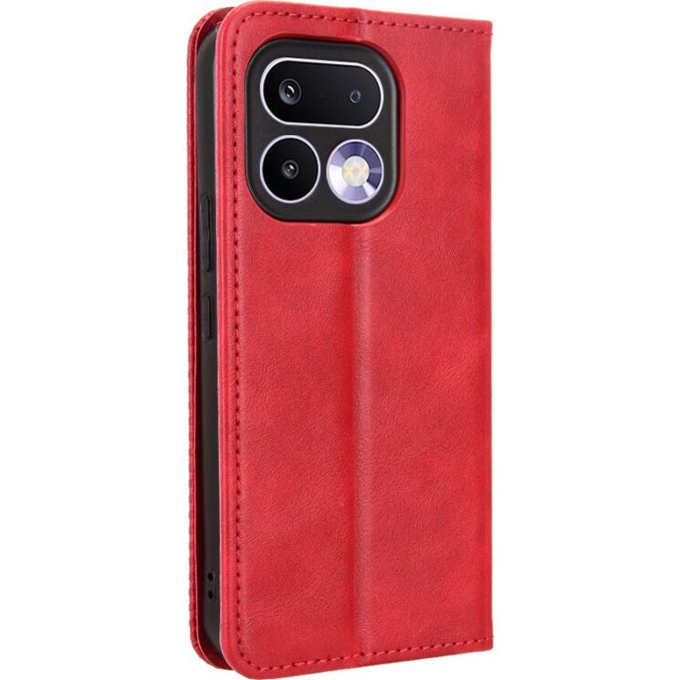 Чехол-книжка Deexe Retro Style для Realme 16 Pro - Red: фото 8 из 20