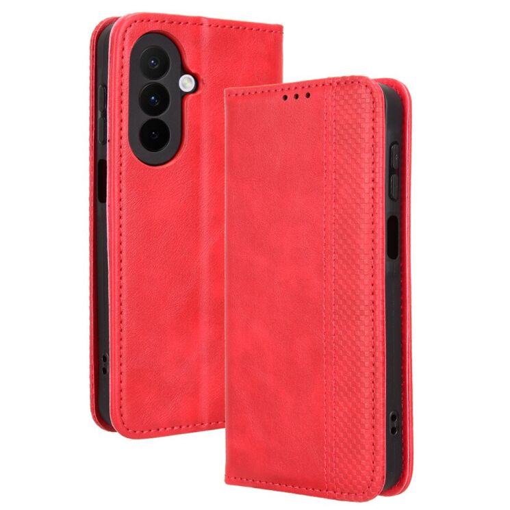 Чехол-книжка Deexe Retro Style для Samsung Galaxy A27 (A276) - Red (408612R) Чехол-книжка Deexe Retro Style для Samsung Galaxy A27 (A276) - Red: фото 9 из 9