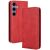 Чехол-книжка Deexe Retro Style для Samsung Galaxy S26 Plus (S947) - Red: фото 1 из 20