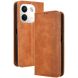 Чохол-книжка Deexe Retro Style для Xiaomi Redmi Note 17 Pro Plus - Brown (430601Z). Фото 8 з 19