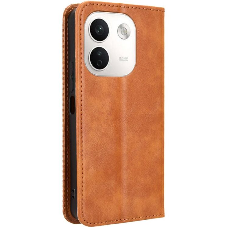 Чохол-книжка Deexe Retro Style для Xiaomi Redmi Note 17 Pro Plus - Brown (430601Z) Чохол-книжка Deexe Retro Style для Xiaomi Redmi Note 17 Pro Plus - Brown: фото 7 з 19
