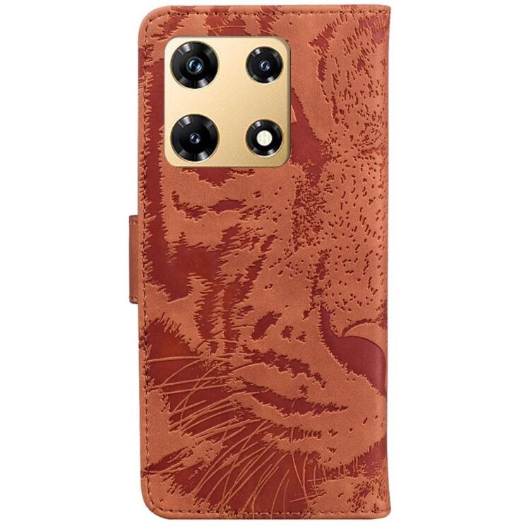 Чехол-книжка Deexe Tiger для Infinix Note 30 Pro - Brown: фото 6 из 7