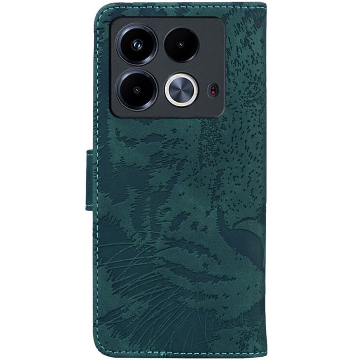 Чехол-книжка Deexe Tiger для Infinix Note 40 - Green: фото 6 из 7