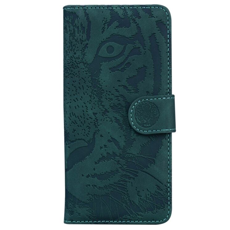 Чехол-книжка Deexe Tiger для Realme GT Neo 6 SE / GT 6T / GT 6 - Green: фото 5 из 7