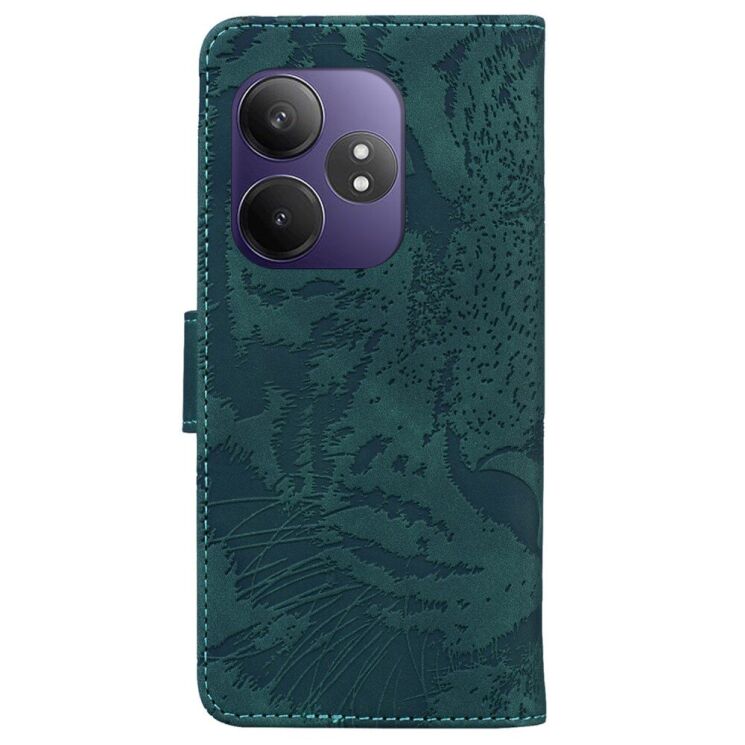 Чехол-книжка Deexe Tiger для Realme GT Neo 6 SE / GT 6T / GT 6 - Green: фото 6 из 7