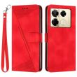 Чохол-книжка Deexe Triangle Series для Infinix Note 40 Pro - Red (352012R)