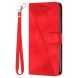 Чохол-книжка Deexe Triangle Series для Infinix Note 40 Pro - Red (352012R). Фото 2 з 13