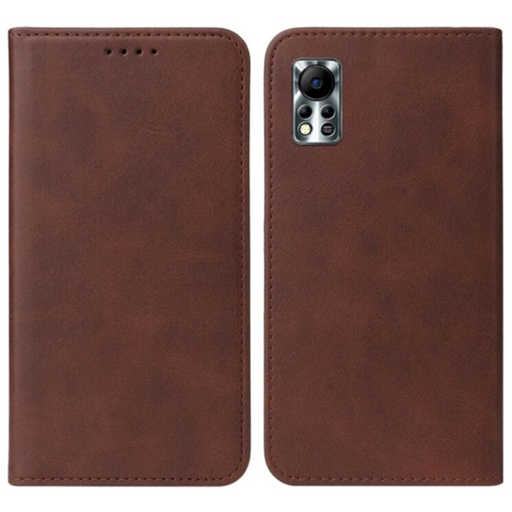 Чехол-книжка Deexe Wallet Case для Infinix Hot 11s NFC (X6812B) - Brown: фото 1 из 8