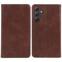 Чехол-книжка Deexe Wallet Case для Samsung Galaxy M35 (M356) - Brown: фото 1 из 7